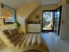 Blick zum Balkon