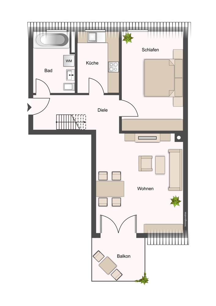 Grundriss Dachgeschoss