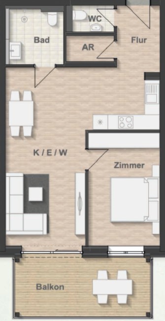 Grundriss Haus C Whg. 05